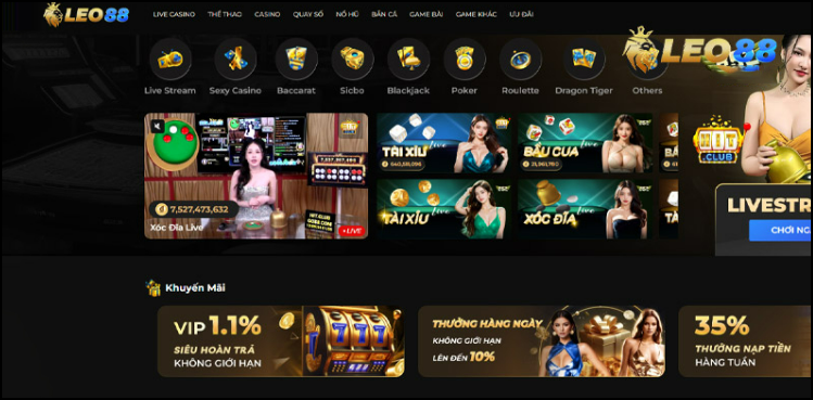 Tổng quan về Live Casino Leo88